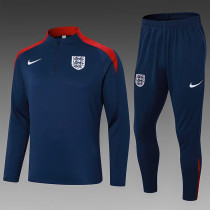 24/25 England Sapphire Blue Half Pull Tracksuit (半拉链) 24/25 England Sapphire Blue Half Pull Tracksuit (半拉链)