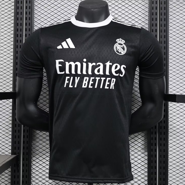 24/25 RMA Black Player Version Soccer Jersey