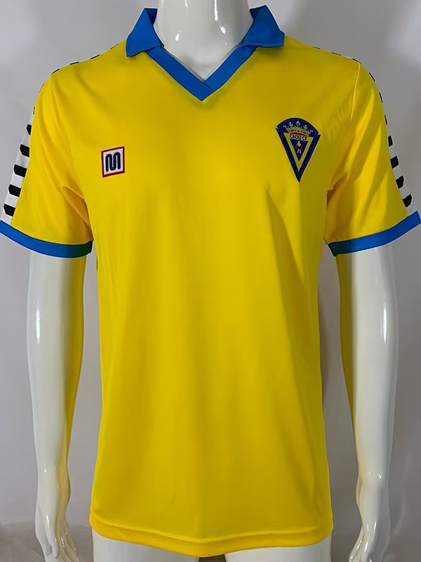1983/1984 Cadiz Home  Retro  Soccer Jersey