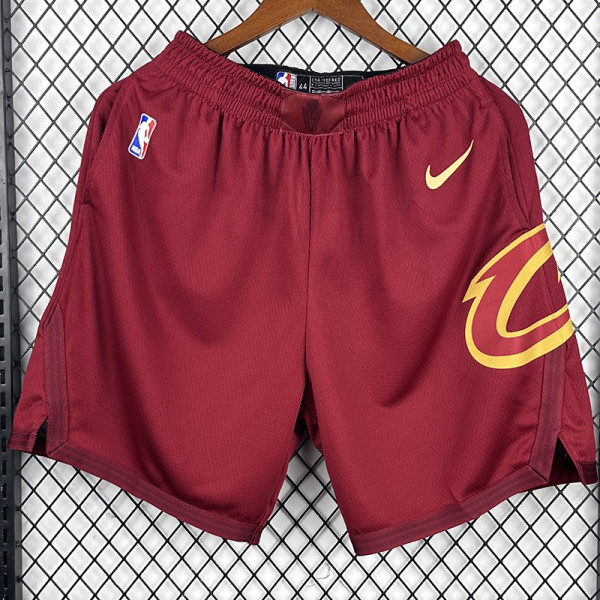 23/24 Cleveland Cavaliers Red Away Top Quality NBA Pants