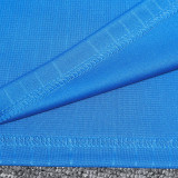 24/25 CHE Light Blue Player version Half Pull Tracksuit  (球员版、半拉链)