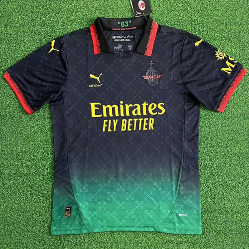 25/26 ACM Fourth Black  Fans  Soccer Jersey
