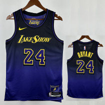 24/25 LAKERS BRYANT#24 Royal Blue City Edition Top Quality Hot Pressing NBA Jersey