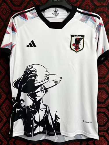 24/25 Japan White Pirate Wang Lufei Fans Soccer Jersey海贼王路飞