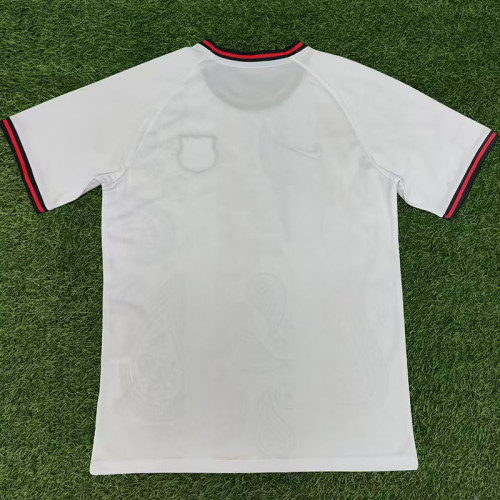 25 /26 BAR White Special Edition  Fans Soccer Jersey(黑色spotify)