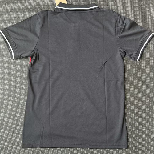 21/23 France Black Classic Polo Short Sleeve
