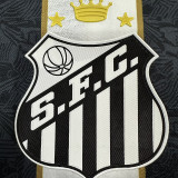 24/25 Santos FC Away Player Version Soccer Jersey(Print All Sponsor)(新全广告、背上NVA~SRTE)