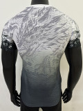 25/26 RMA Dragon Pattern White Black  Player Version Training Shirts（圆领）