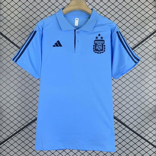 2024  Argentina sky blue Polo Shirt