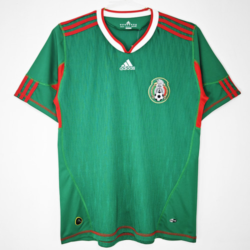 2010 Mexico Home Retro Soccer Jersey