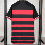 24/25 Flamengo Home Fans Soccer Jersey#With Advertisements(球迷版带广告)