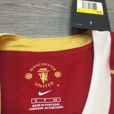2006/2007 Man Utd Home long sleeve Retro soccer jersey (长袖)