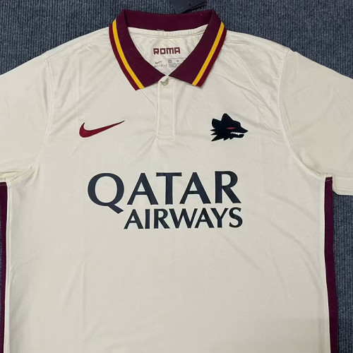 20/21 Roma Away Fans Soccer Jersey