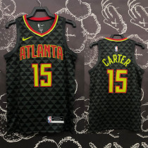 HAWKS CARTER #15 Black Top Quality Hot Pressing NBA Jersey HAWKS CARTER #15 Black Top Quality Hot Pressing NBA Jersey