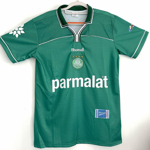 1999 Palmeiras Home Retro Soccer Jersey (背上带字)