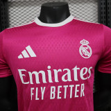 24/25 RMA Pink Red Player Version Soccer Jersey