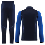 24/25 AB05 Royal Blue kids Half Pull Tracksuit(童装、半拉）