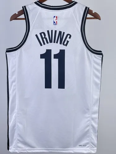 22/23 NETS IRVING #11 White Top Quality Hot Pressing NBA Jersey