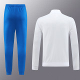 24/25 Italy White Jacket Tracksuit #01(白衫*蓝裤）