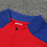 24/25 Spain  Red Half Pull Tracksuit (半拉链)