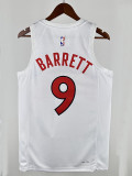 22/23 Raptors Home BARRETTF # 9 White Top Quality Hot Pressing NBA Jersey