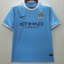 2013/2014 Man City Home Retro Soccer Jersey