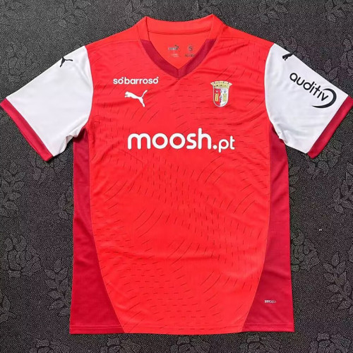 24/25 Braga Home Fans Soccer Jersey