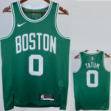 22/23 CELTICS TATUM #0 Green Top Quality Hot Pressing NBA Jersey