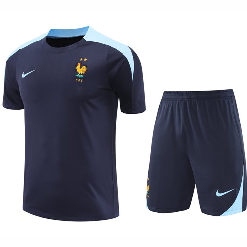 24/25 France Royal BlueTraining Short Suit