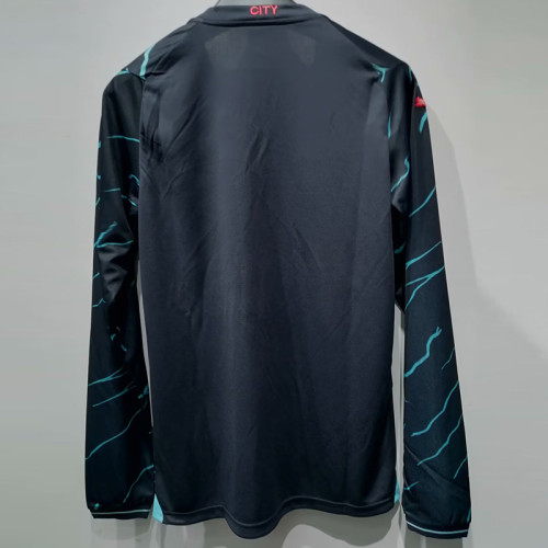 23/24 Man City Third Long Sleeve Soccer Jersey (长袖)