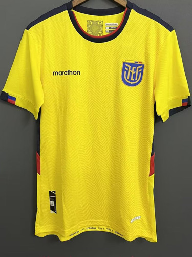 22/23 Ecuador Home World Cup Fans Soccer Jersey