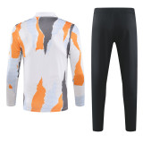 24/25 RMA Yellow Blue Grey Puzzle Kids Half Pull  Tracksuit  (童装、半拉链)