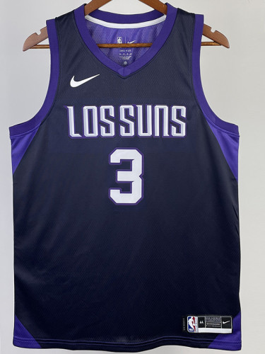 2017/18 SUNS PAUL #3 Royal Blue City Edition Top Quality Hot Pressing NBA Jersey