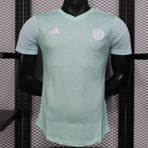 25/26 Algeria Stripe Light Green  Player Version Soccer Jersey