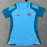 25/26 Flamengo  Light Blue Women  Training shirts#女