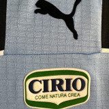 1998/1999 Lazio Home Long Sleeve Retro Soccer Jersey