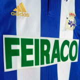 1999/2000 La Coruna Home Long Sleeve Retro Soccer Jersey