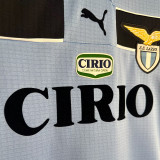 1998/1999 Lazio Home Long Sleeve Retro Soccer Jersey