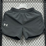 2025 D2501  Dark  Grey Casual Double layer shorts#双层
