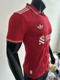 25/26  LIV Team Logo Steel Pattern  Edition  Red Player Version Soccer Jersey