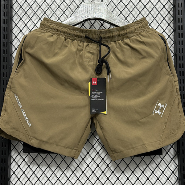 2025 A247 Khaki Casual Double layer shorts# 双层