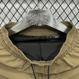 2025  A248  Khaki Casual Double layer shorts#AD 双层卡其