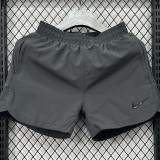 2025 D1103 Dark Grey Casual Double layer shorts#NK 双层深灰色