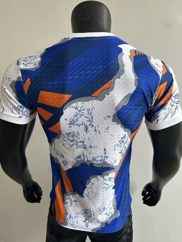 25/26 RMA White Blue  Player Version Training Shirts