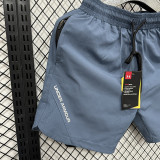 2025 A247 Light Blue Casual Double layer shorts# 双层