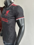 25/26  LIV Team Logo Steel Pattern  Edition  Black Player Version Soccer Jersey
