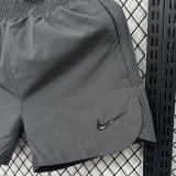 2025 D1103 Dark Grey Casual Double layer shorts#NK 双层深灰色