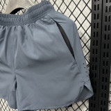 2025 D2501 Light Blue Casual Double layer shorts#双层