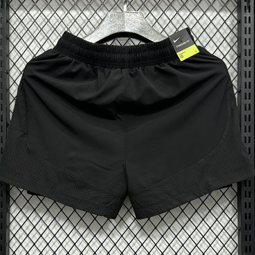 2025 D1103 Black Casual Double layer shorts#NK 双层黑色