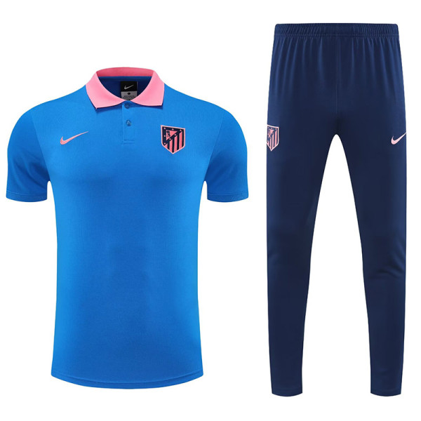 25/26 ATM Sky Blue Polo Collar Pants Set